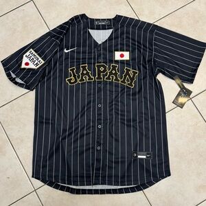 Limited edition Samurai Japan Yamamoto #18 Pinstripe Baseball Jersey 🇯🇵